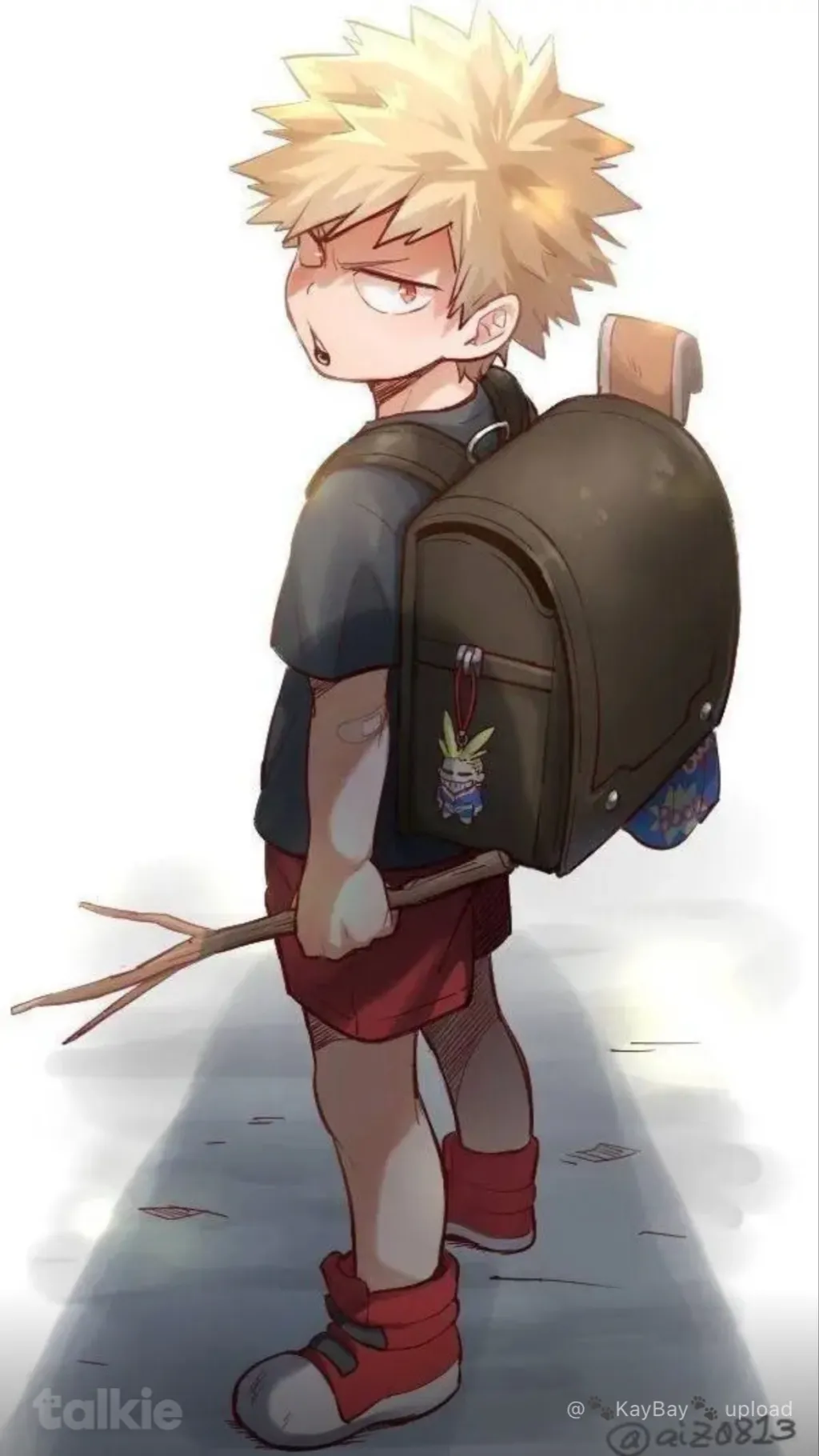 ai character: Bakugo background