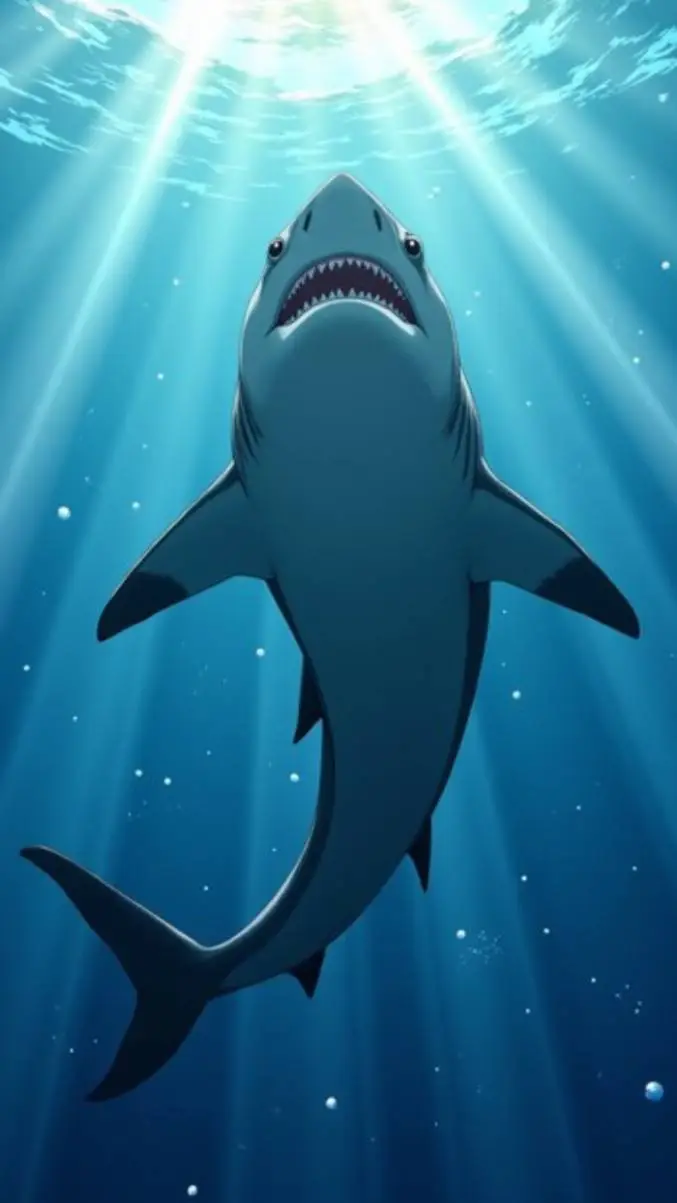 ai character: Shark background
