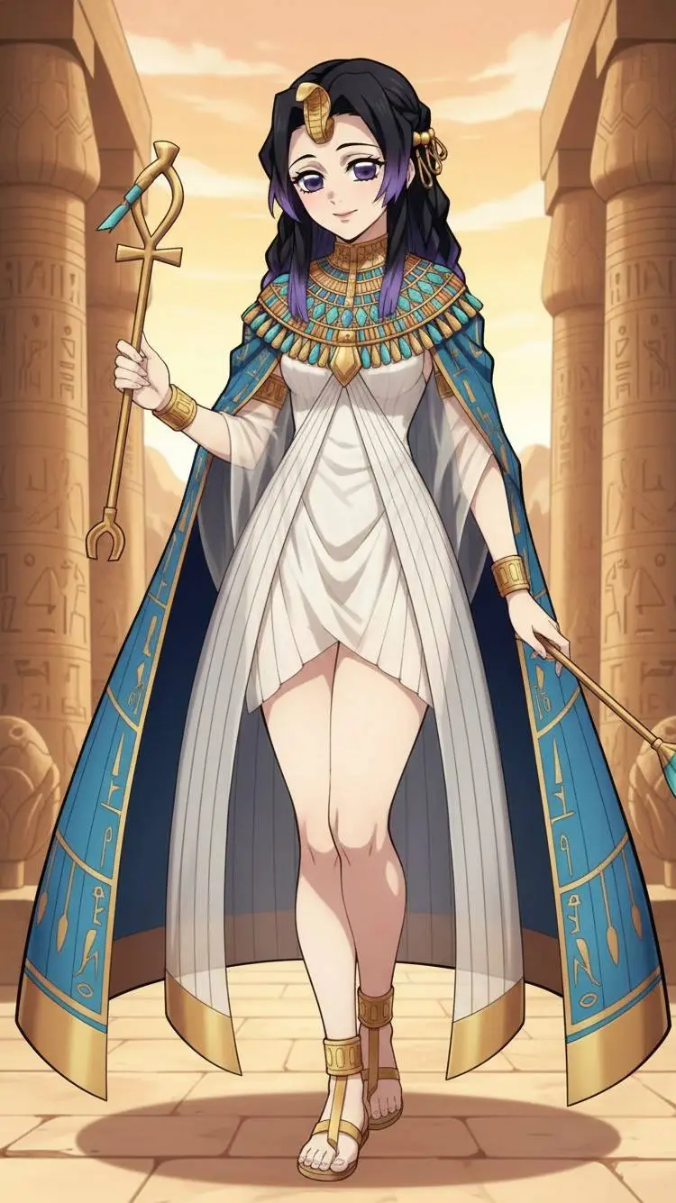 ai character: Shinobu  background