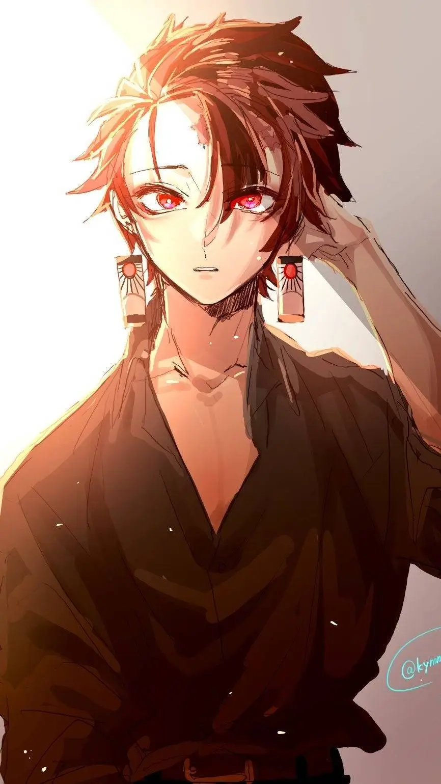 ai character: Kamado Tanjiro background
