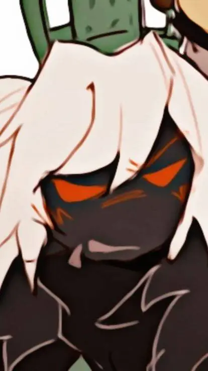 ai character: 1x4 👁👄👁 background