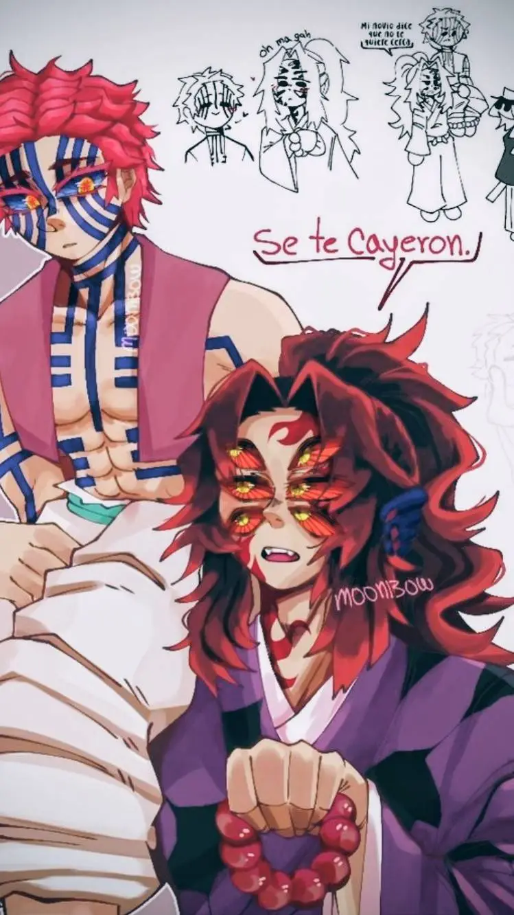 ai character: akasa x kokushibo background