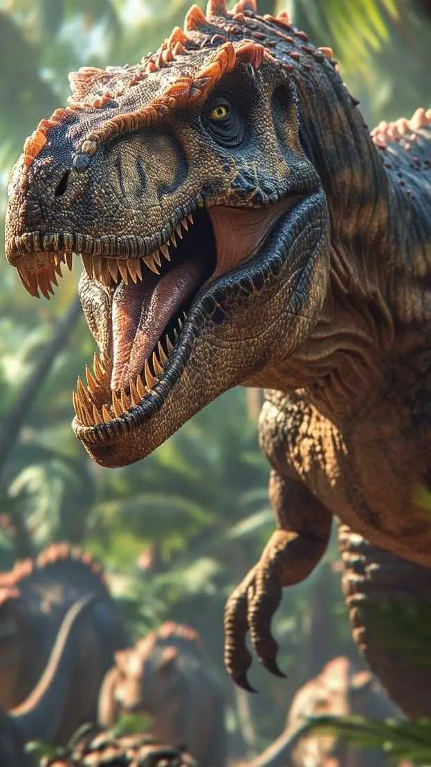 ai character: tarbosaurus  background