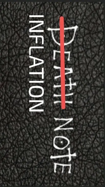 ai character: inflation note. background