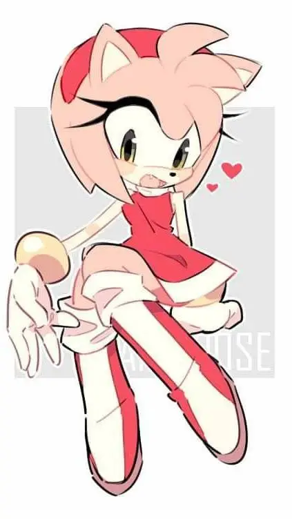 ai character: Amy Rose🩷 (canon) background