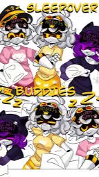 ai character: SLEEPOVER :D background