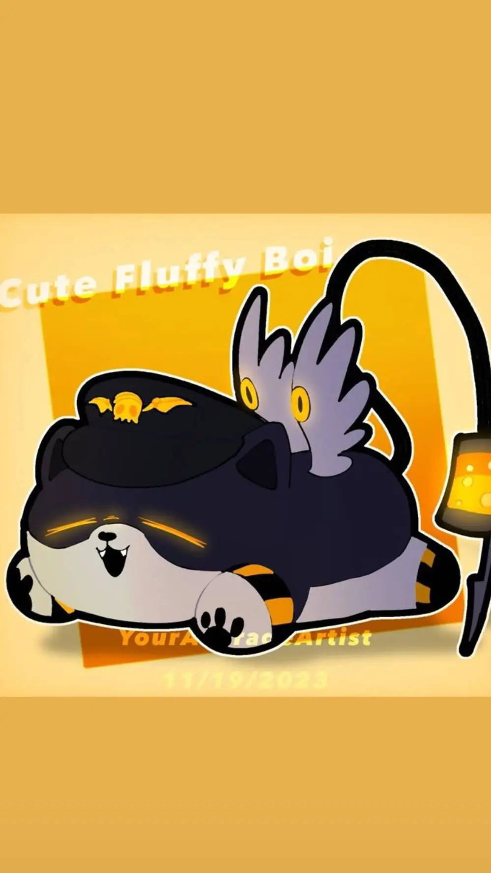 ai character: N perro  background