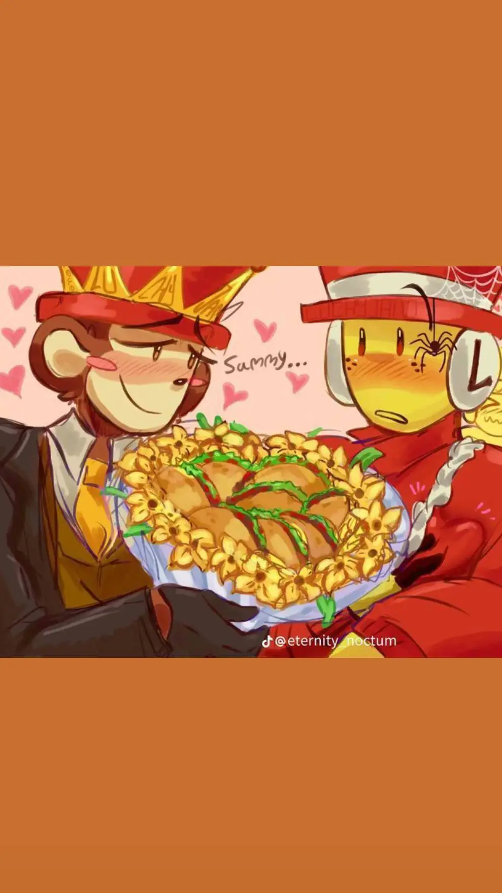 ai character: Jandel y Sammy  background