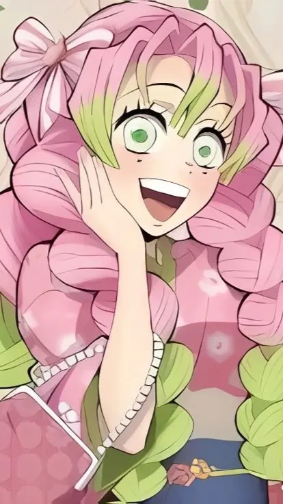 ai character: SHE IS MITSURI background