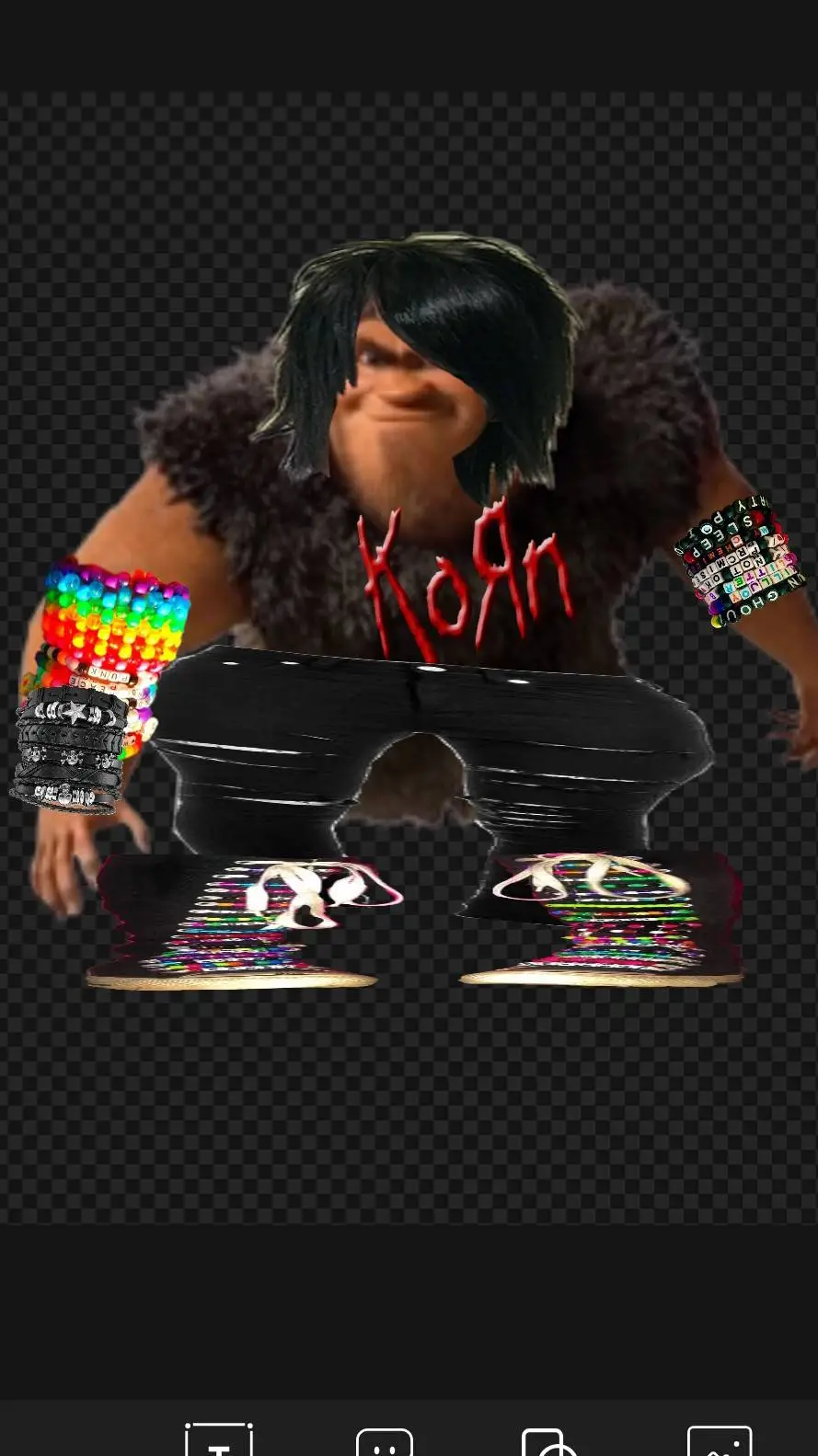 ai character: grug background
