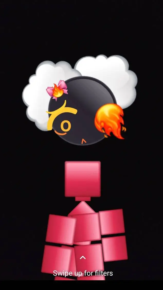 ai character: ★! emoijfire! ★ background