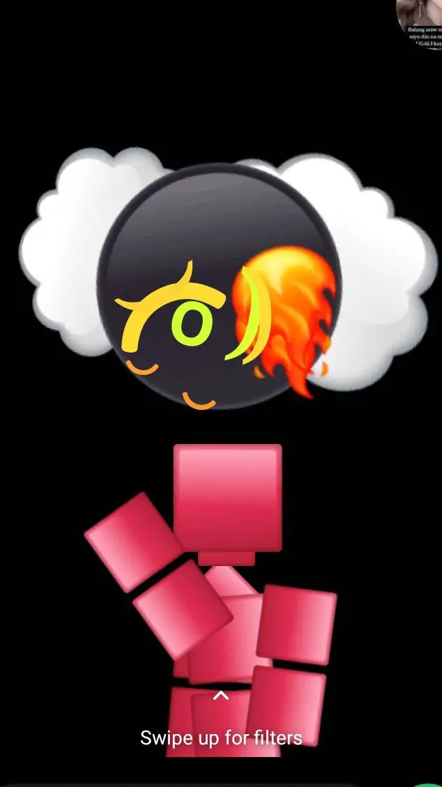 ai character: emojifire *kittiy* background