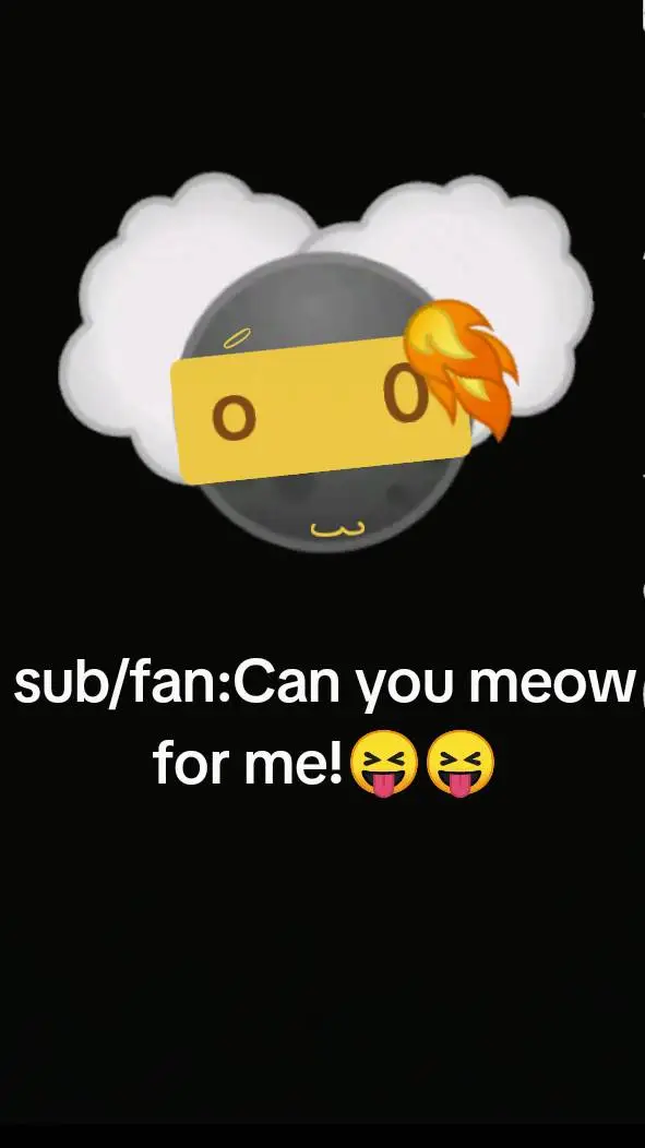 ai character: emojifire meow!  background