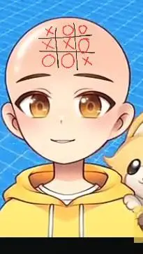 ai character: Glitch background