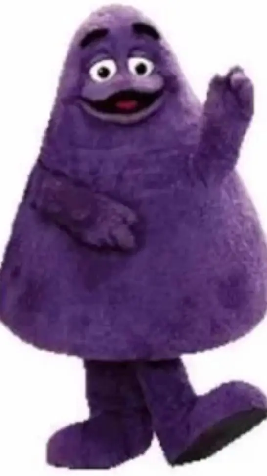 ai character: Grimace background