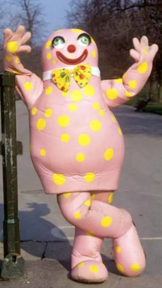 ai character: Mr Blobby background