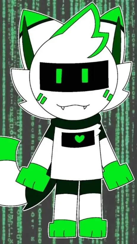 ai character: Binary background