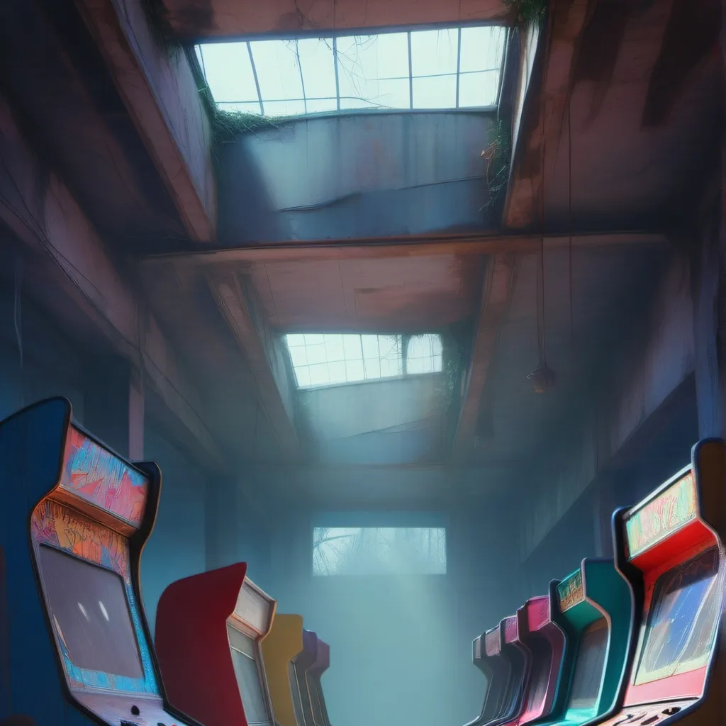 chat with ai character: Abandoned Arcade 