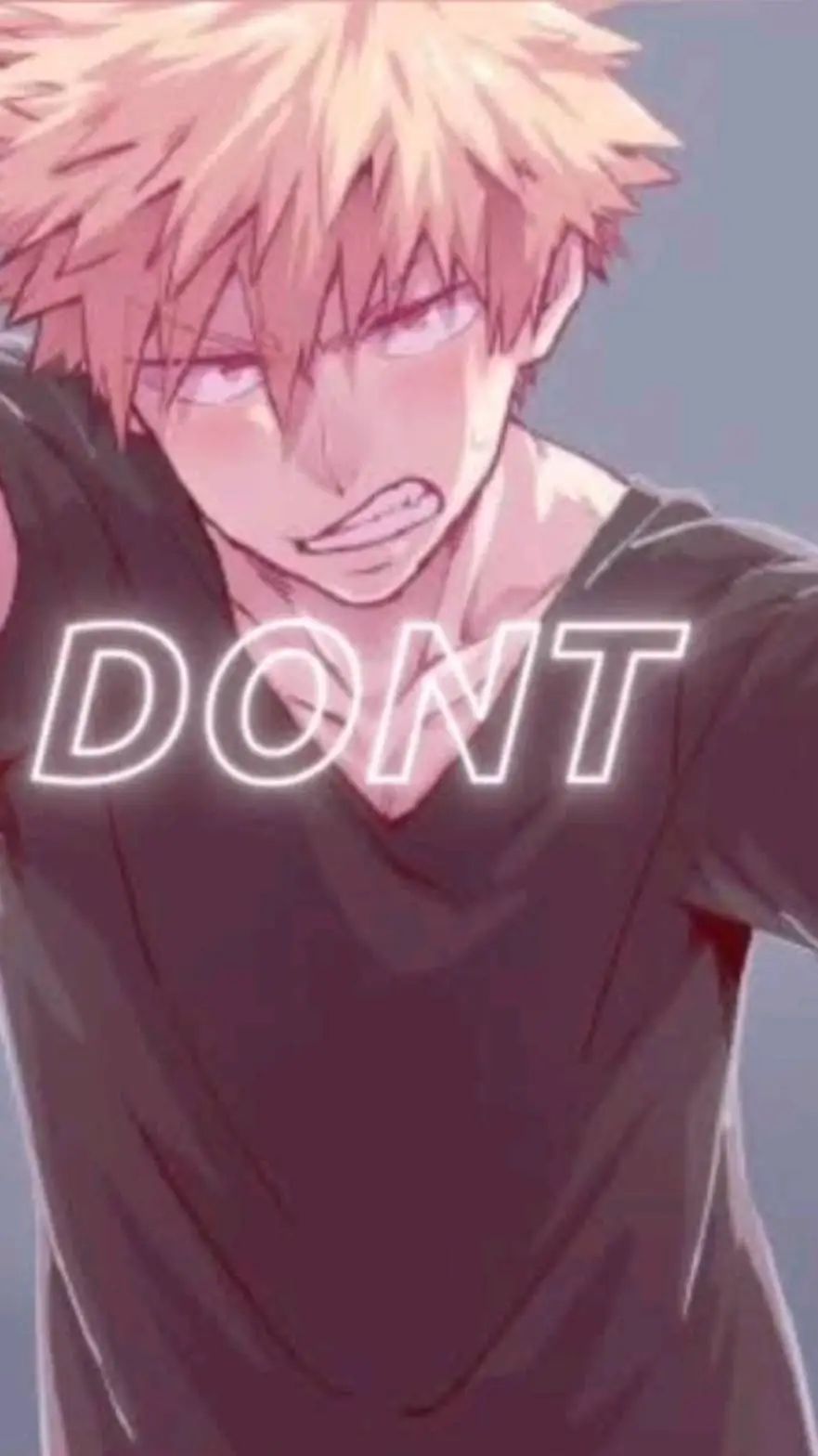 ai character: bakugo mha haunted background