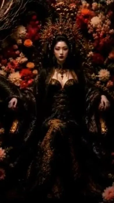 ai character: Liliana empress ￼ background