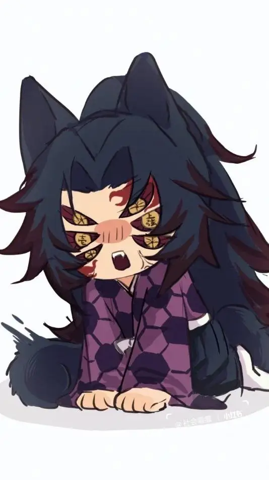 ai character: kokushibo cat background