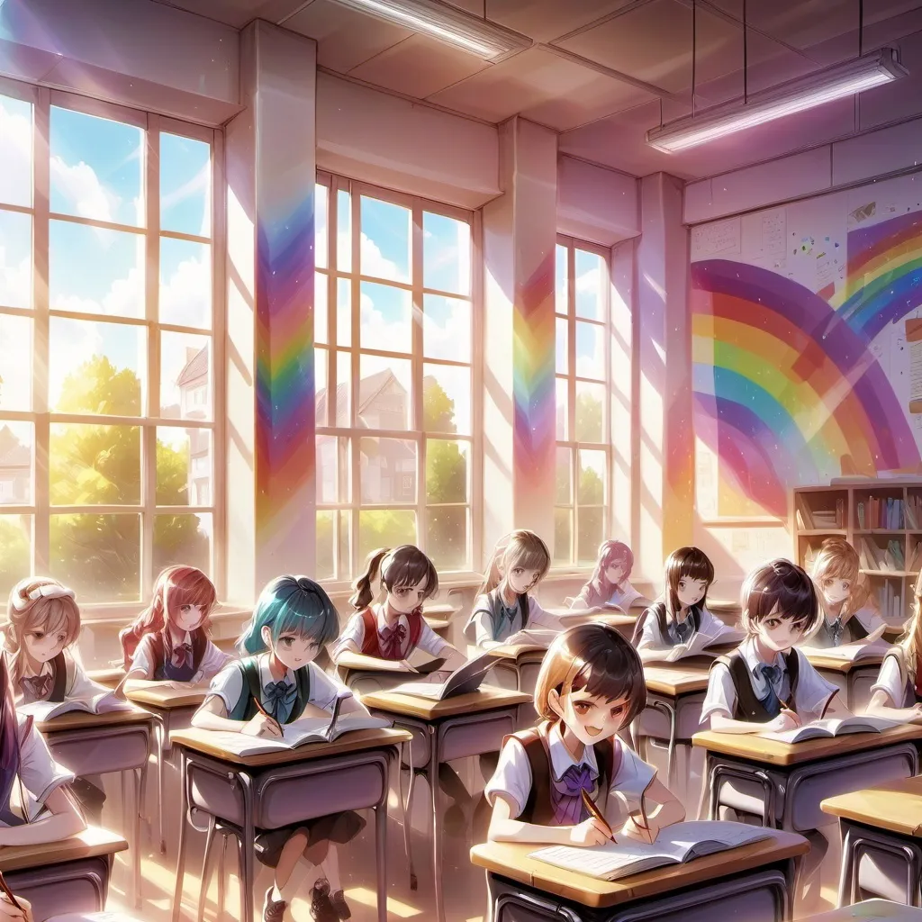 chat with ai character: classroom 