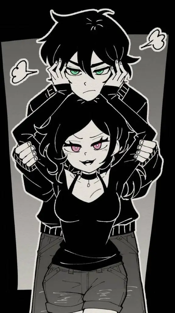 ai character: 🩷Ashley y Andrew💚 background
