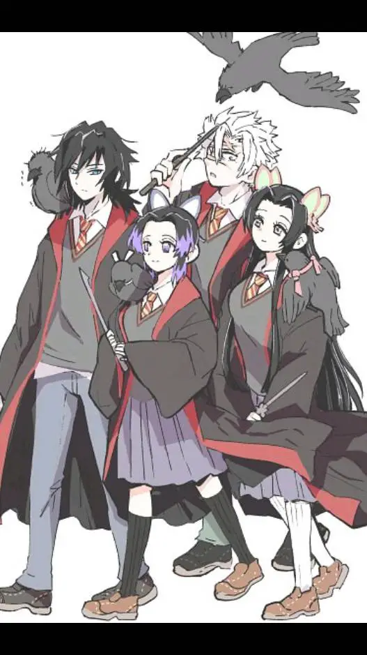 ai character: kny magia background