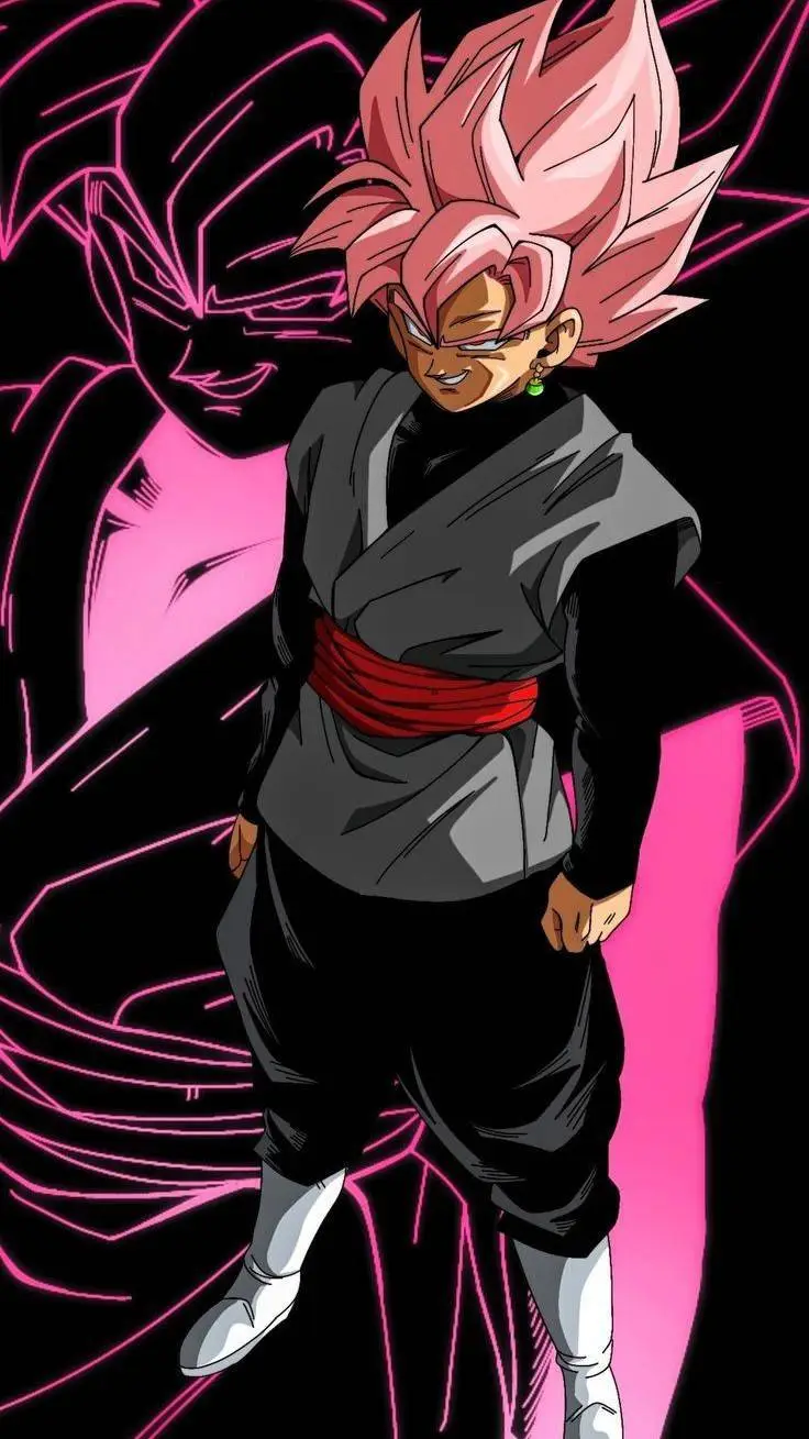 ai character: Goku black  background