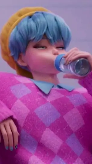 ai character: babysaja  background