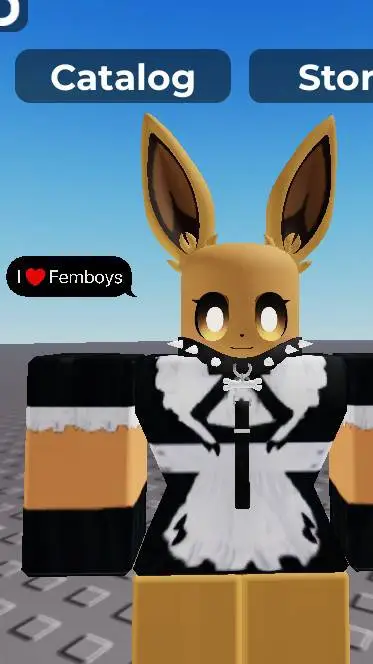 ai character: Sus eevee?  background