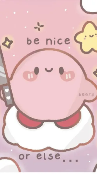 ai character: Kirby background