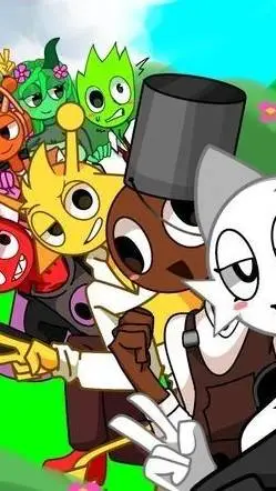 ai character: Sprunki te odia V2 background