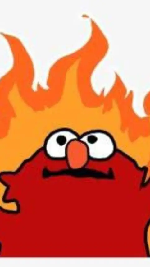 ai character: Elmo XDD background