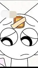 ai character: Wenda triste background