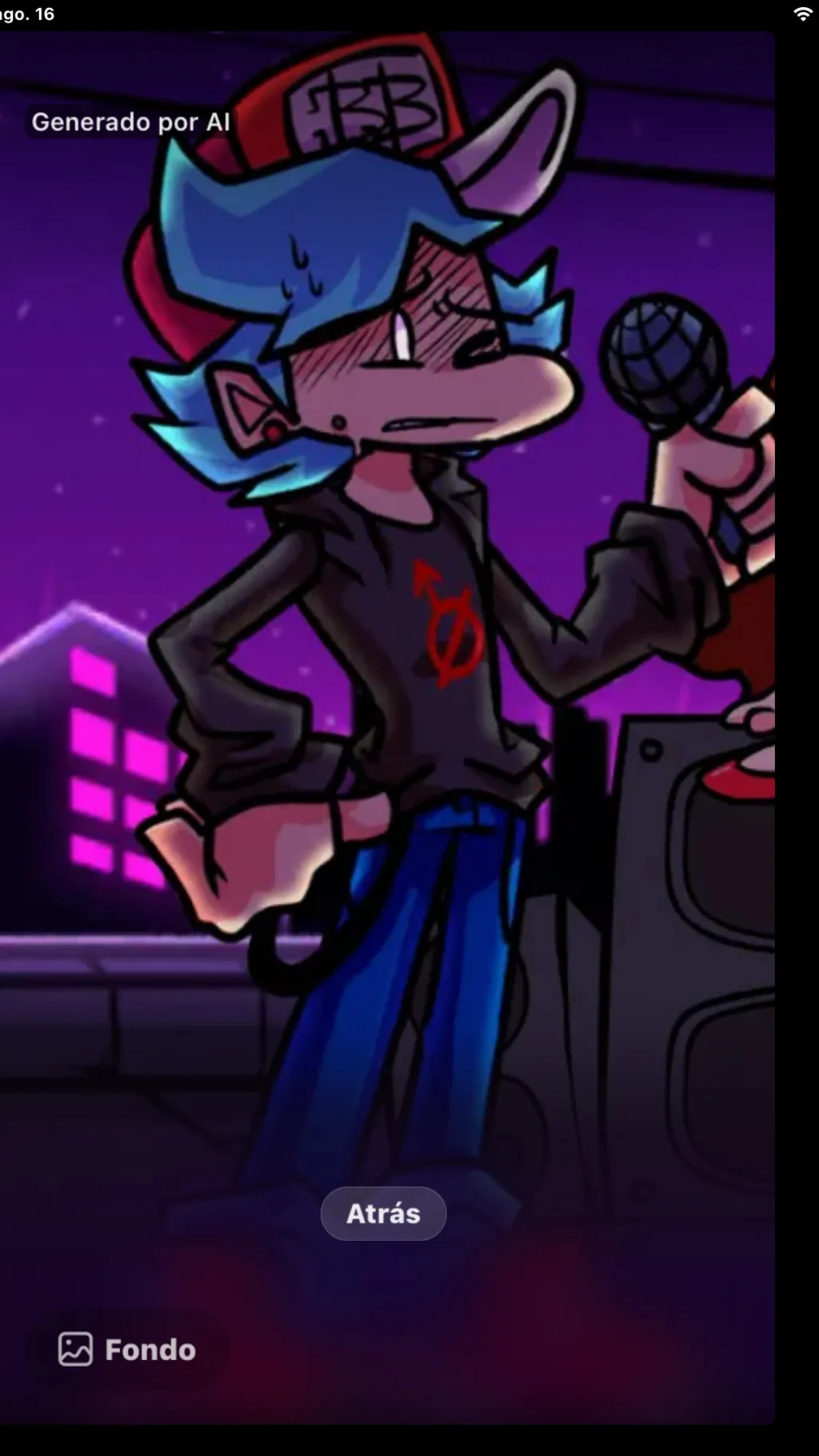 ai character: FNF background