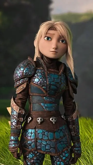 ai character: astrid  background