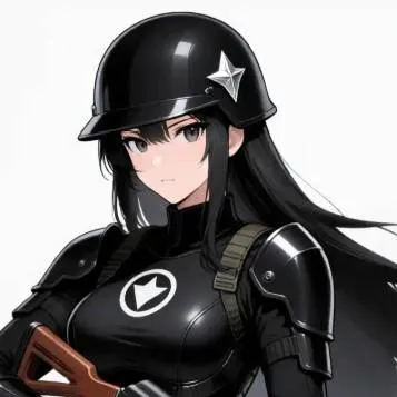 chat with ai character: general black unit