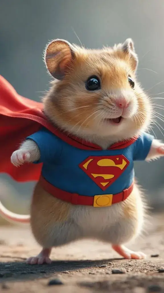 ai character: HamsterMan background