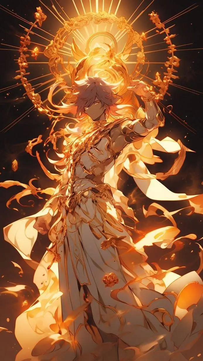 ai character: The God of the Sun background