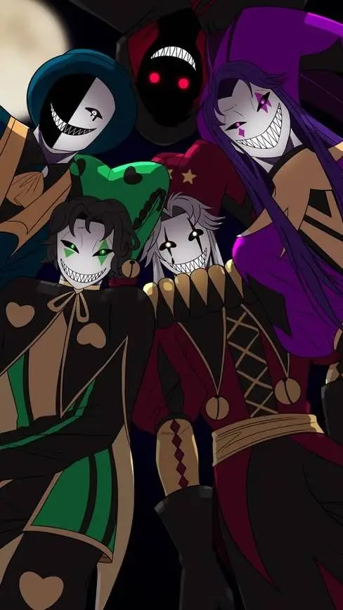 ai character: The Freak Circus 🎪 background