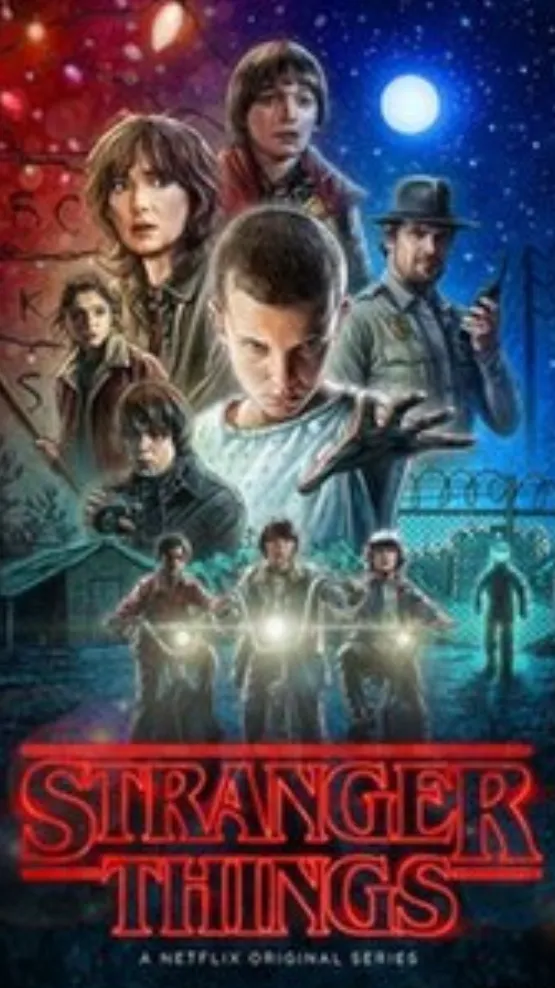 ai character: Stranger things  background