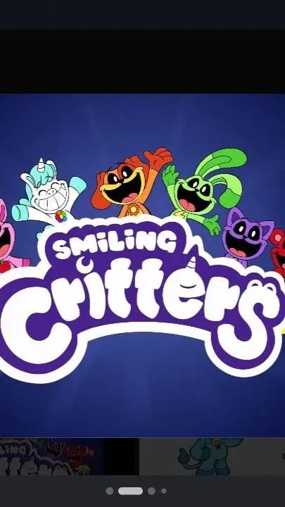 ai character: smilling critters background
