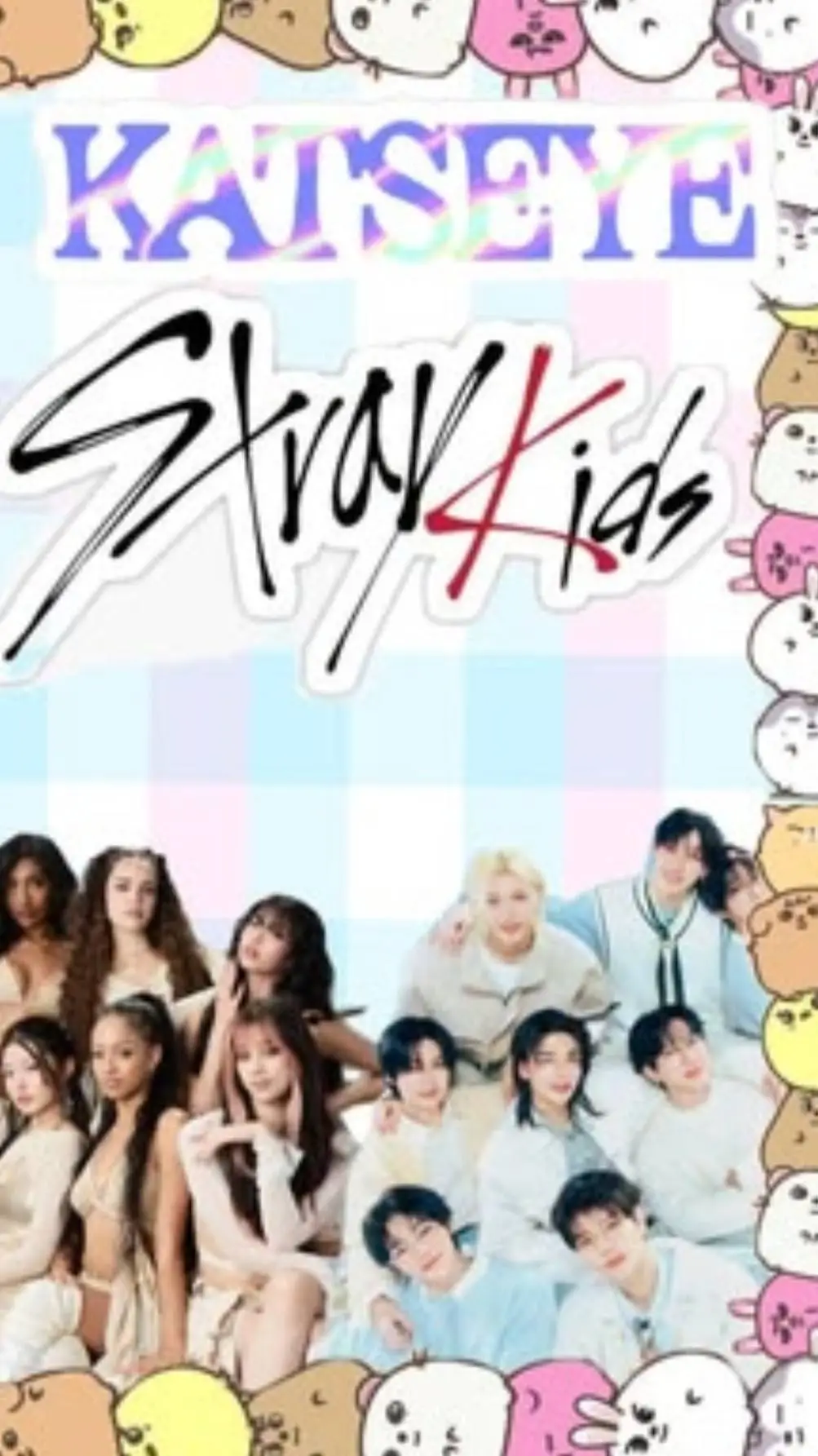 ai character: skz katseye  background