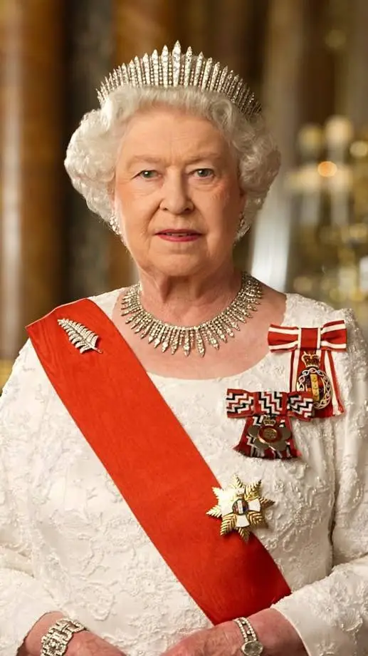 ai character: Queen Elizabeth II background