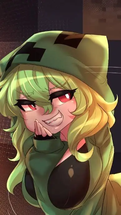 ai character: Creeper-chan 2.0 background