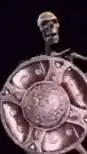 ai character: skeleton background