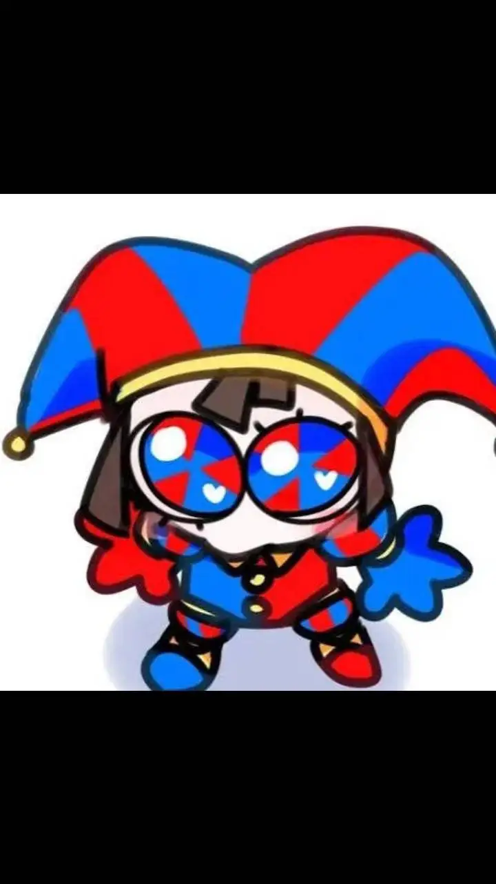 ai character: pomni bebé  background