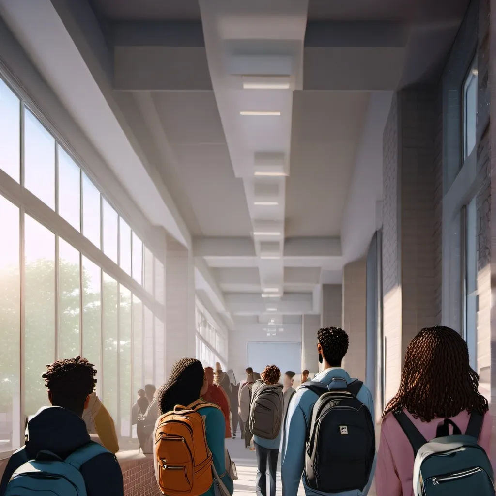 chat with ai character: school