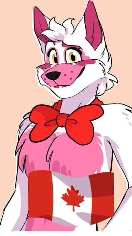 ai character: funtime Foxy  background